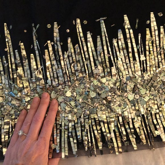 Hand Detailed Poleci Cocktail Dress - Picture 7 of 7